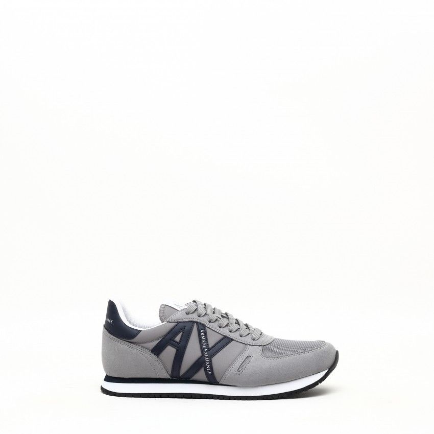 Armani White Grey Blue Men's Sneakers Leather Shoes 8.5 Casual Fashion  Tennis | eBay
